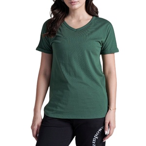 T-shirts en coton élégants pour femmes, hauts d'été à la mode décontractés, vendeurs de vêtements en gros, fabricants OEM - Product Image 1