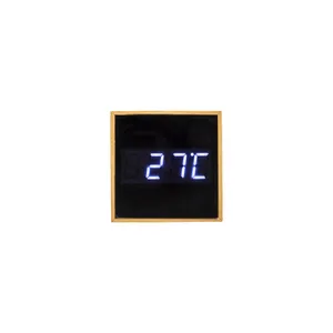 Personalized Bamboo <b>LED</b> Desk & Table Alarm <b>Clock</b> Unique Gadget - Product Image 5