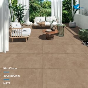 Los mejores diseños marrones con acabado mate, baldosas de cerámica de 600x1200mm para decoración de azulejos interiores de construcción - Product Image 4