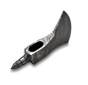 Tête de hache en acier Damas personnalisable de style nordique, hache viking à manche en bois, qualité industrielle, forgée à la main, OEM - Product Image 4