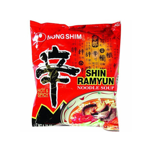 Nongshim Shin Ramyun Sopa de Fideos Instantánea Picante con Sabor a Carne de Res, Paquete a Granel, 3.03 oz X 1 - Product Image 5