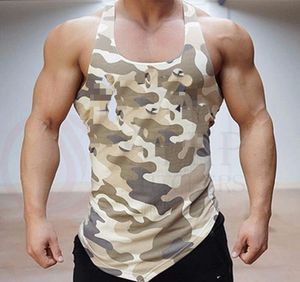 Wholesale sportswear apparel deep cut <b>gym</b> tank top curved Latest Design Custom Logo Fitness Wear Tank Top Stringer - Product Image 4