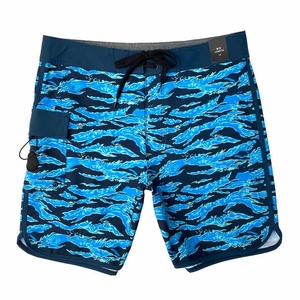 Maillot de bain décontracté pour homme à séchage rapide, short de plage extensible dans 4 sens, 100% polyester, anti-rides, respirant, solide - Product Image 1