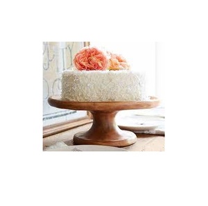 Support à gâteau en bois tasse gâteau plateau polyvalent support à gâteau plateau à dessert (12x12x6 "0 pour taille personnalisée - Product Image 1