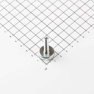 Gripper piatto in ferrite Ø20x6mm con perno filettato - Product Image 1