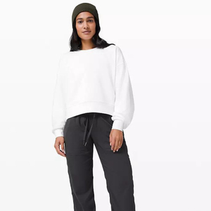 Sudadera con Capucha Casual Estampada de Moda Urbana, de Forro Polar, Manga Corta, de Algodón Sólido para Invierno con Logotipo Frontal - Product Image 2