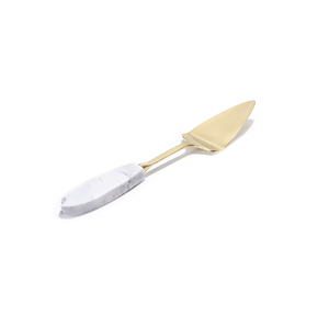 Serveur de gâteau en acier inoxydable avec vadrouille et poignée en bois de résine disponible Offre Spéciale antique de grande taille fait à la main - Product Image 3