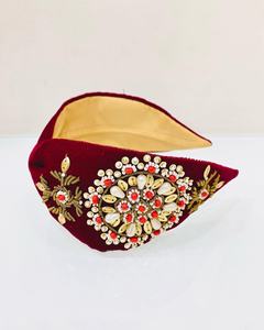 Hot Selling Handmade Beaded <b>Headband</b> With Colorful Beads For Women And Girls Fashion Hair Accessories Stylish From India - Product Image 3