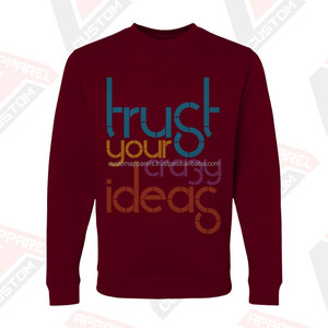 Custom Colors MCAMS02 Men's Cotton Fleece Crewneck Sweatshirt 100% Embroidered Plain Dyed Solid Stonewashed Summer Digital - Product Image 2