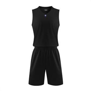 Ensemble de maillot de basket-ball pour adultes, respirant, à séchage rapide, pour entraînement, unisexe, manches courtes, short, polyester, nylon, décontracté - Product Image 6