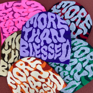 Bonnet en tricot jacquard acrylique pour enfants, bonnet unisexe, personnage, bonnet de course, logo personnalisé, femmes, quotidien - Product Image 6