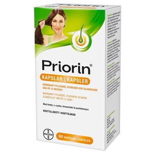 PRIORIN Original - 120 Cápsulas Tratamiento Anticaída del Cabello para Mujeres y Hombres - Product Image 1