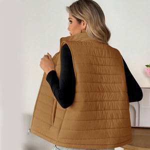 Veste matelassée toutes saisons (hiver/printemps/automne) avec garniture en fourrure, imperméable et respirante, légère, chaude, personnalisable, vêtements d'extérieur pour femmes - Product Image 2