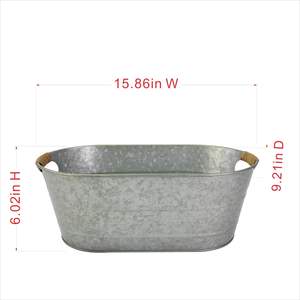 Cubo de hielo galvanizado para vino, cubo enfriador de bebidas, cubo de hielo de acero inoxidable, cubeta para bebidas, cubo de hielo de metal, cubo de hielo para cerveza - Product Image 5