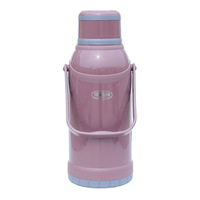 Termo de Plástico Moderno SST039, Botella Aislada de Gran Capacidad con Interior de Vidrio, Apta para Dormitorios Estudiantiles