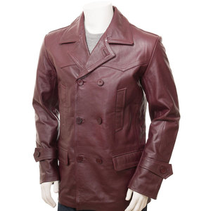 Veste en cuir pour homme de style urbain, design personnalisé avec matériau respirant, fabrication en usine, vente en gros, veste d'hiver - Product Image 1