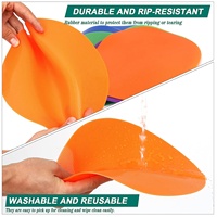 Cônes plats de haute qualité, personnalisés, flexibles, écologiques, souples, pour les activités de football en intérieur et en extérieur, les exercices et l'entraînement des enfants