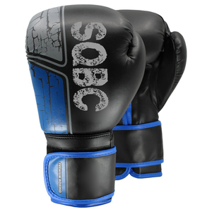 Guantes de boxeo profesionales de cuero PU azul de alta calidad Tamaños personalizables 8oz-16oz - Product Image 6