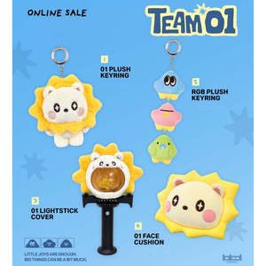 TAEYANG - Official MD [TEAM 01] Keyring / <b>Light</b> <b>Stick</b> Cover / Cushion - Product Image 2