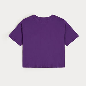 Camisetas Deportivas de Verano para Mujer, Diseño Nuevo, Hombros Caídos, Corte Regular, Cuello Redondo, 3D, 220GSM, Algodón Jersey - Product Image 3