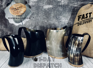 Tasse authentique en corne de Viking, corne à boire polie de qualité supérieure, parfaite pour la décoration intérieure et la collection. - Product Image 2