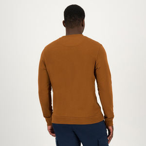 2025 nouveau hiver sweat haute qualité hommes coton sweat à capuche séchage rapide respirant col rond poids lourd sweat - Product Image 2