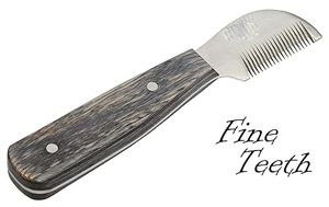 Ensemble de 5 couteaux de toilettage pour chiens de haute qualité, manche en bois, outils de coupe de fourrure, instrument vétérinaire pour animaux - Product Image 2