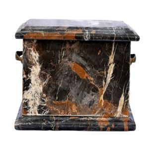Urna Funeraria de Mármol Ecológica Americana de Diseño Personalizado, para Cenizas Humanas, Piedra Pulida, Recipiente Conmemorativo para Adultos, Hecho a Mano - Product Image 3