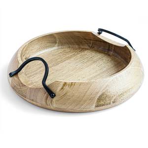 Bol à salade rond en bois en laiton AK avec 3 abeilles en métal dans un bol au design attrayant multicolore pour ustensiles de cuisine/vaisselle - Product Image 3