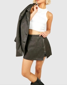 Breathable Design <b>Low</b> MOQ Fully Customized Leather <b>Short</b> Professionally Manufactured Women Biker <b>Short</b> In Solid Color - Product Image 1