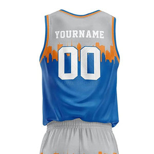 เครื่องแบบบาสเก็ตบอลเครื่องแบบบาสเก็ตบอลชุดบาสเก็ตบอลพิมพ์ซับลิเมชันโลโก้ตามสั่ง - Product Image 4