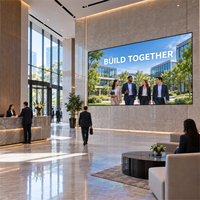 Écran LED COB ultra-fin à pas de pixel de 0,62 mm pour affichage vidéo mural intérieur, idéal pour les intégrateurs de signalétique numérique pour halls d'entreprises