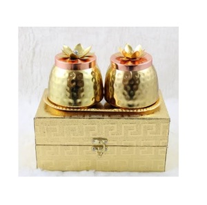 Venta caliente tarro decorativo de frutas secas tarro de nueces uso Hogar y hotel para regalos de negocios y decoración de Diwali - Product Image 4