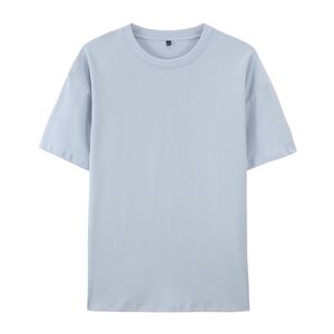 Transpirable Cómodo 100% Algodón peinado 220 Gsm 9 Colores Camiseta unisex para hombres - Product Image 5