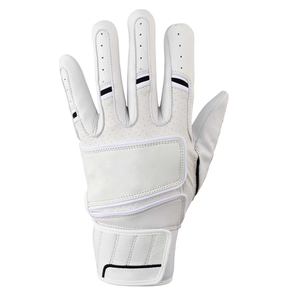 Baseball Batting Gloves Custom Logo Genuine Leather OEM Custom High Grip Professional Lightweight Breathable Ambidextrous ODM - Product Image 2