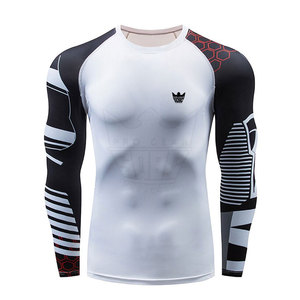 Ropa de gimnasio transpirable Rash Guard Fight Training Gear Rash Guard Alta calidad Nuevo estilo Hombres Rash Guard - Product Image 1