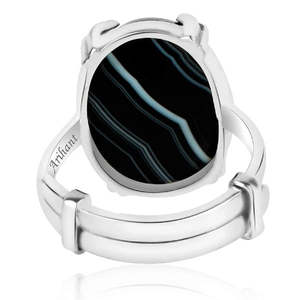 NOVAMART Fine Natural & Certified 11.25 Ratti Astrological Gemstone Silver(925) Crown Setting <b>Ring</b> <b>for</b> Everyday Wear Wholesale E - Product Image 2