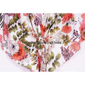 Caftán 100% Algodón, Vestido Indio de Algodón, Bata Bohemia de Algodón, Ropa de Verano, Caftán para Dormir, Caftán para Mujer para Regalo - Product Image 3