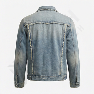 Chaqueta Vaquera Informal para Hombre, 100% Algodón, Botones Originales, Estilo Trabajo, Corte Ajustado, Chaqueta Vaquera de Moda - Product Image 2