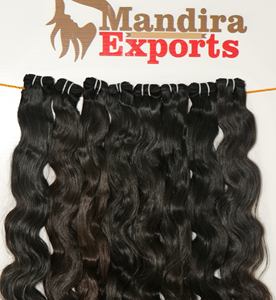 100% extensiones de cabello humano de onda natural Remy sin procesar barato virgen indio Bodywave paquetes de proveedor de trama Doble - Product Image 2