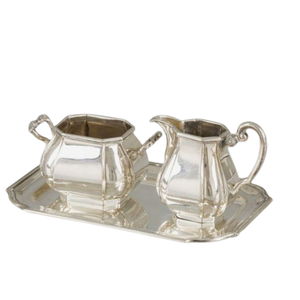 Utensilios de cocina hechos a mano con acabado brillante, crema con bandeja, jarra de leche, cubiertos de Metal, juego de crema y azúcar de acero inoxidable - Product Image 5