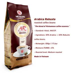 Chất Lượng Cao Robusta & Arabica Hạt Cà Phê Loại Trung Bình Bao Bì Túi Biểu Tượng Tùy Chỉnh êm dịu Hương Vị Việt Nam Rang Đậu-Bán Buôn - Product Image 3