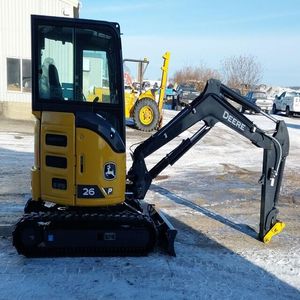 Nouvelle mini-pelle Johnn Dere 26 P 2023 pour la construction et l'agriculture Meilleures ventes - Product Image 1