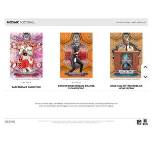Nouveauté ! Best-seller 2024 : Panini Mosaic Football Hobby Blaster Box pour les acheteurs en gros - Product Image 2