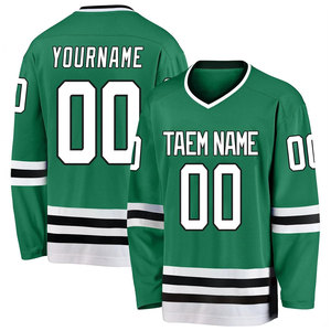 Maillots de hockey sur glace fabriqués sur mesure avec des détails en tissu quantité minimale de commande bas expédition dans le monde entier prix direct usine taille personnalisée ajustement garanti - Product Image 3