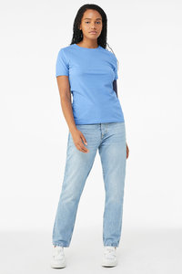 T-shirt unisexe à manches courtes en jersey pour femme, uni, coupe classique, écologique, printemps/été - Product Image 6