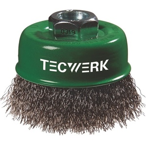แปรงขัดถ้วย D.60 มม. ลวดหนา 0.3 มม. VA 12500min- TECWERK - Product Image 1