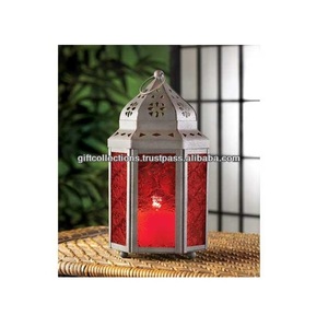 Décoration de Noël de qualité exportée Lanterne à bougie en métal suspendue à la main Lanterne extérieure et intérieure pour l'exportation - Product Image 4