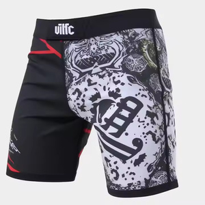 2025 Muay Thai Boxing MMA Training <b>Shorts</b> Wholesale Unisex Cotton <b>Polyester</b> Fashion Design Breathable Durable - Product Image 4