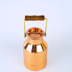 Botellas de almacenamiento de cilindro de cobre con estilo Vintage, tarros, organización del hogar, artículos secos de especias de Metal, almacenamiento de cocina para acampar - Product Image 1